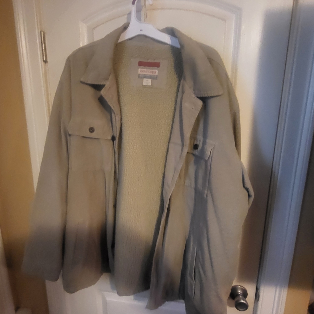 Old Navy Tan Utility Jacket Classic Style